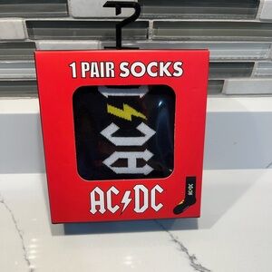 Socks AC/DC Novelty Socks in Gift Box Unisex size 7-12